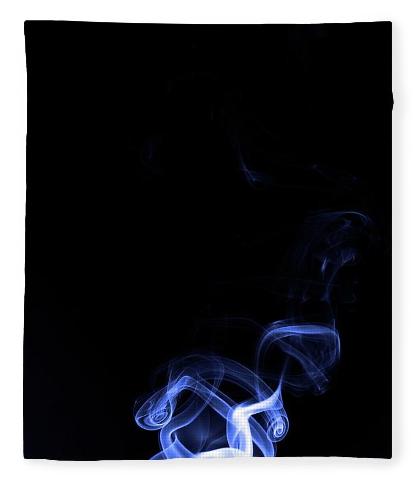 Smoke Fleece Blanket featuring the photograph Beauty in smoke #9 by Martin Smith