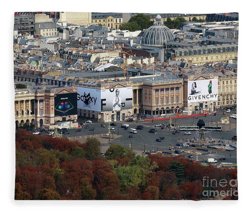 Paris Fleece Blanket featuring the photograph Paris, France #9 by Steven Spak