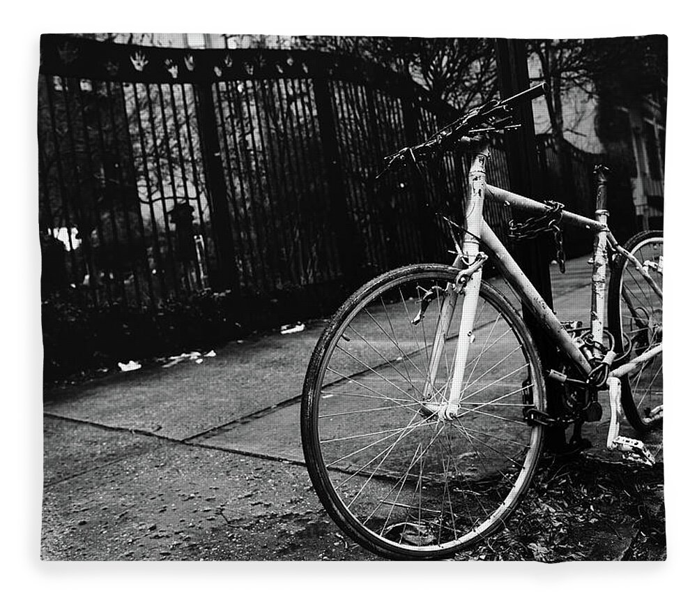 Art Fleece Blanket featuring the photograph A bike for Mike by J C