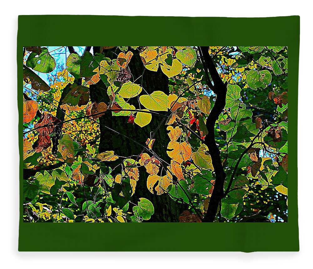 Forest Fleece Blanket featuring the photograph A Moment in Time by Steve Warnstaff