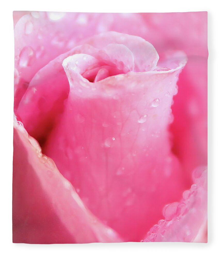 Rose Fleece Blanket featuring the photograph A Rose Is A Rose by Lens Art Photography By Larry Trager