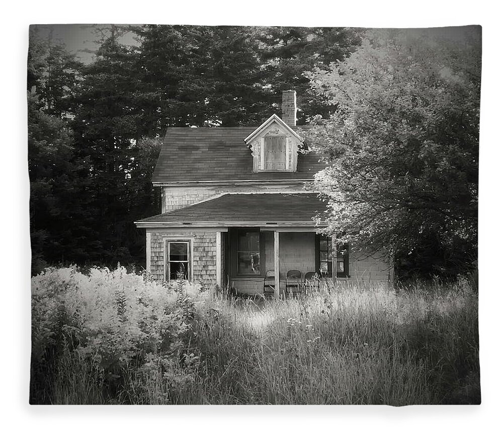 Abandoned Fleece Blanket featuring the photograph Abandoned by Alan Norsworthy