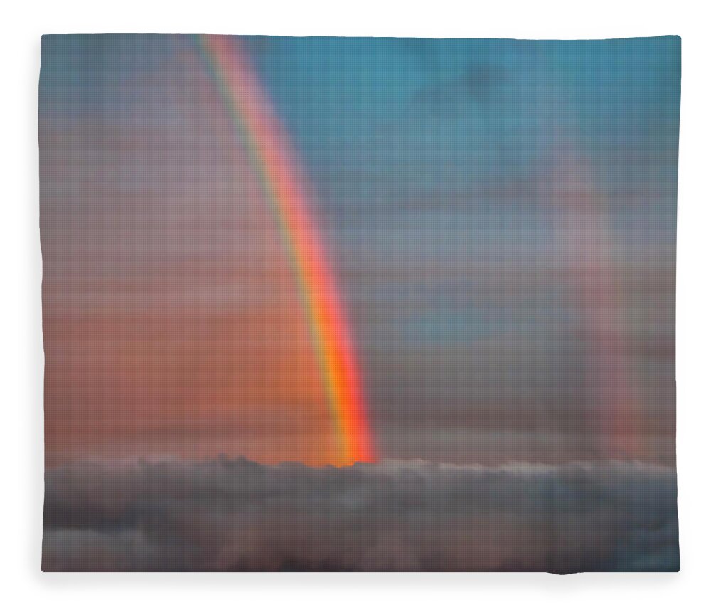 Clouds Fleece Blanket featuring the photograph Above The Clouds by Cathy Kovarik