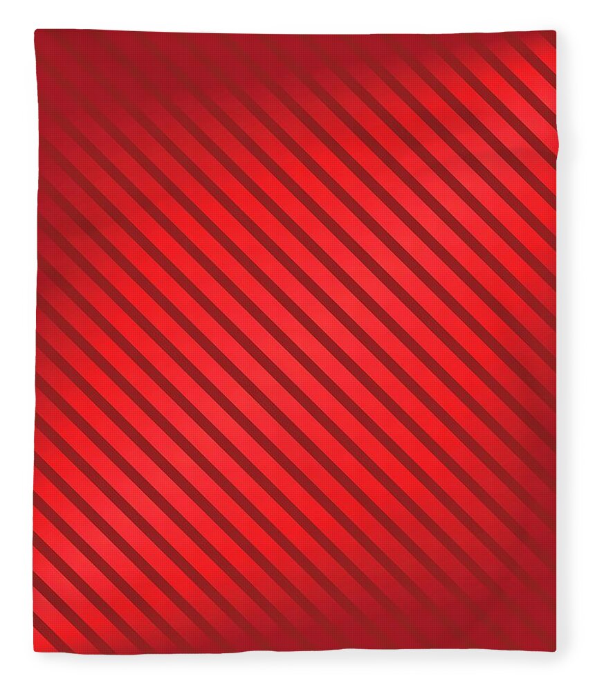 Red striped fleece blanket store
