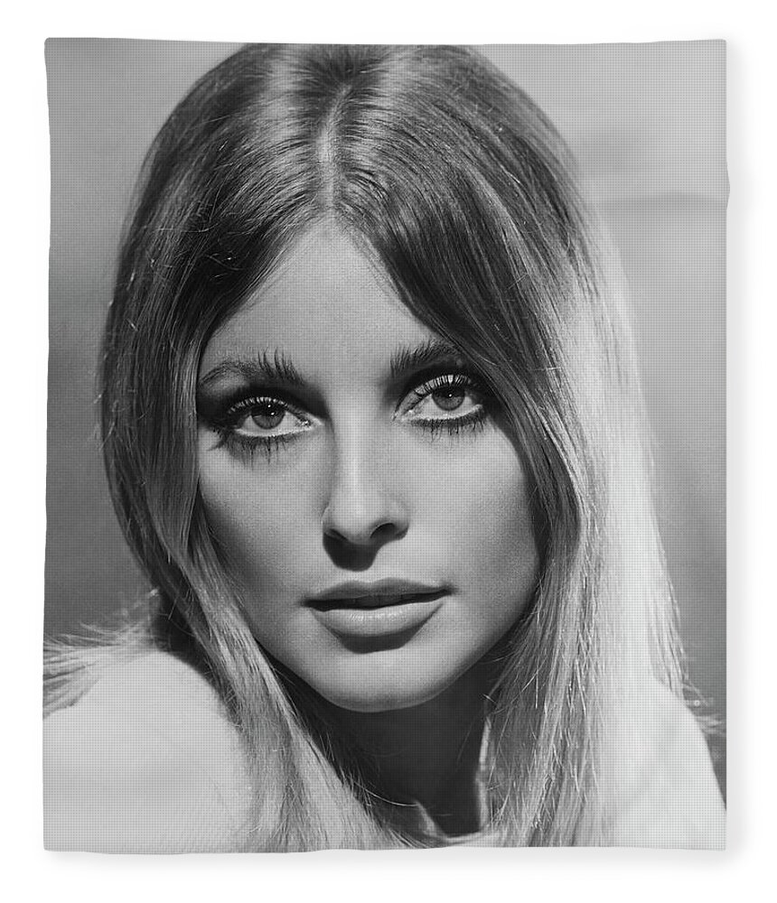 Actress Sharon Tate 1967 Fleece Blanket by 20th Century Fox | Pixels