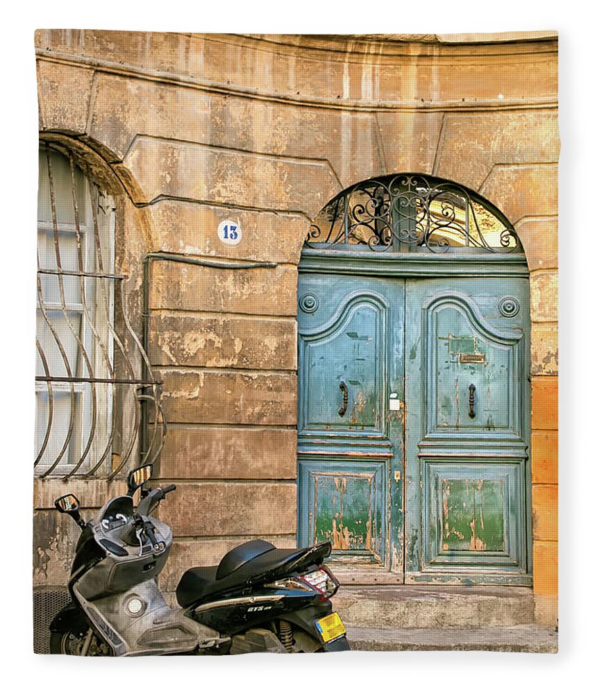 Aix Fleece Blanket featuring the photograph Aix-en-Provence 3 by Lisa Chorny