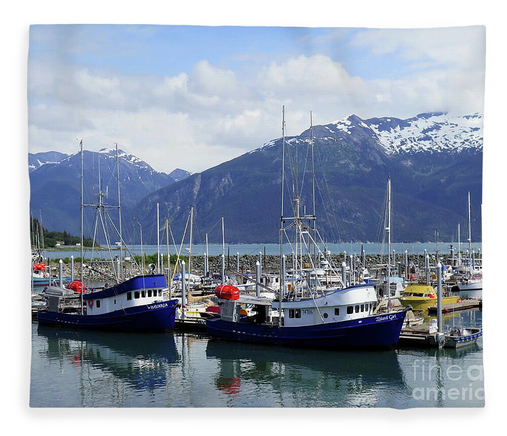 Haines Fleece Blanket featuring the photograph Alaska by Terri Brewster