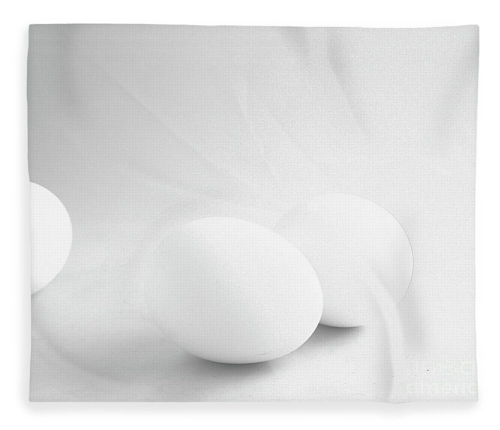 Eggs Fleece Blanket featuring the photograph Almost a Trio by Kae Cheatham