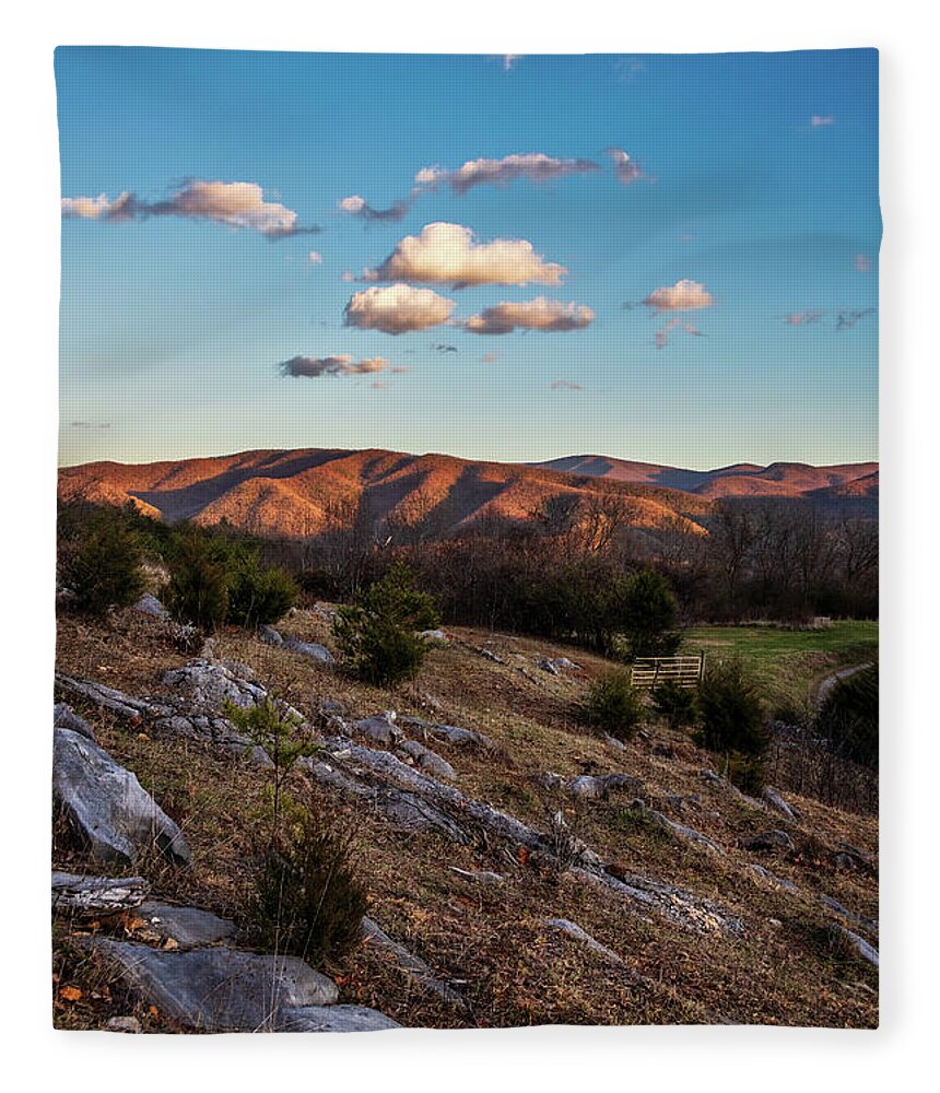 Mountains Fleece Blanket featuring the photograph An Afternoon in the Mountains by Tricia Louque