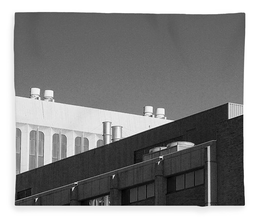 Contrast Fleece Blanket featuring the photograph Architecture 3 by Carol Jorgensen