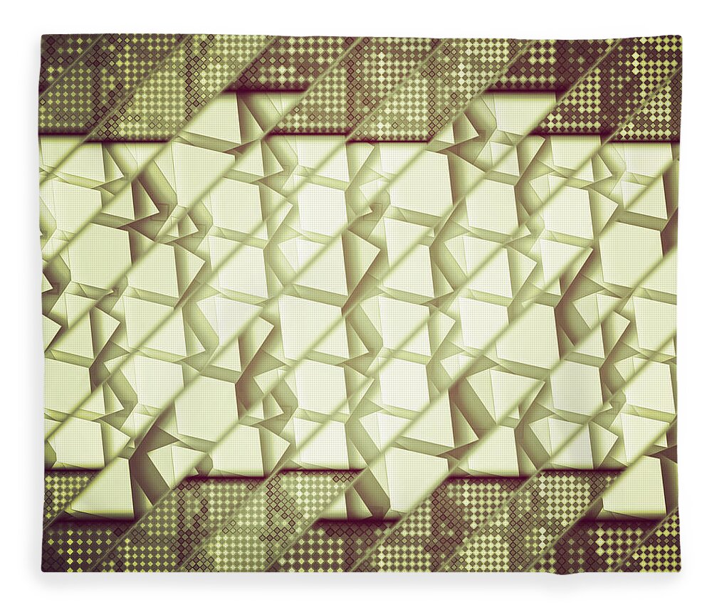 Digital Fleece Blanket featuring the digital art Art 06.04.2022 - 01 by Marko Sabotin