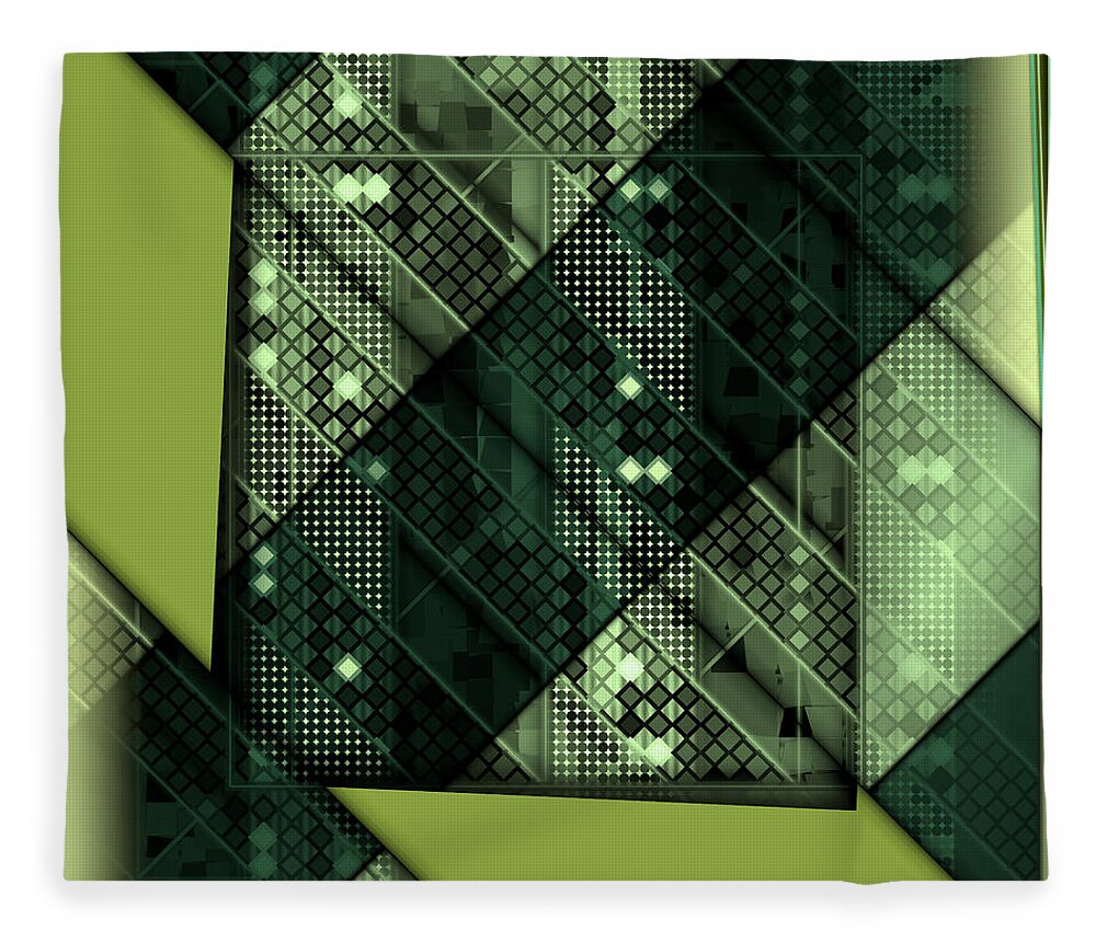 Digital Fleece Blanket featuring the digital art Art 18.05.2022 - 01 by Marko Sabotin