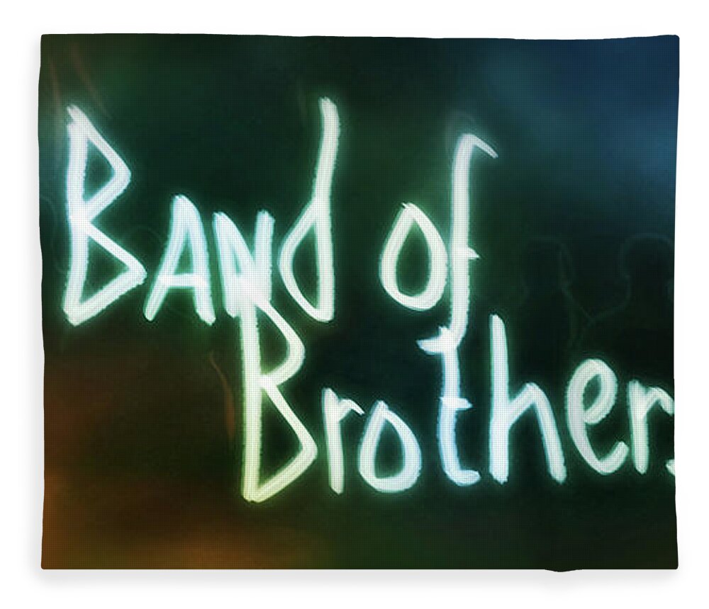 Band Of Brothers Fleece Blanket featuring the digital art Art - Band of Brothers by Matthias Zegveld