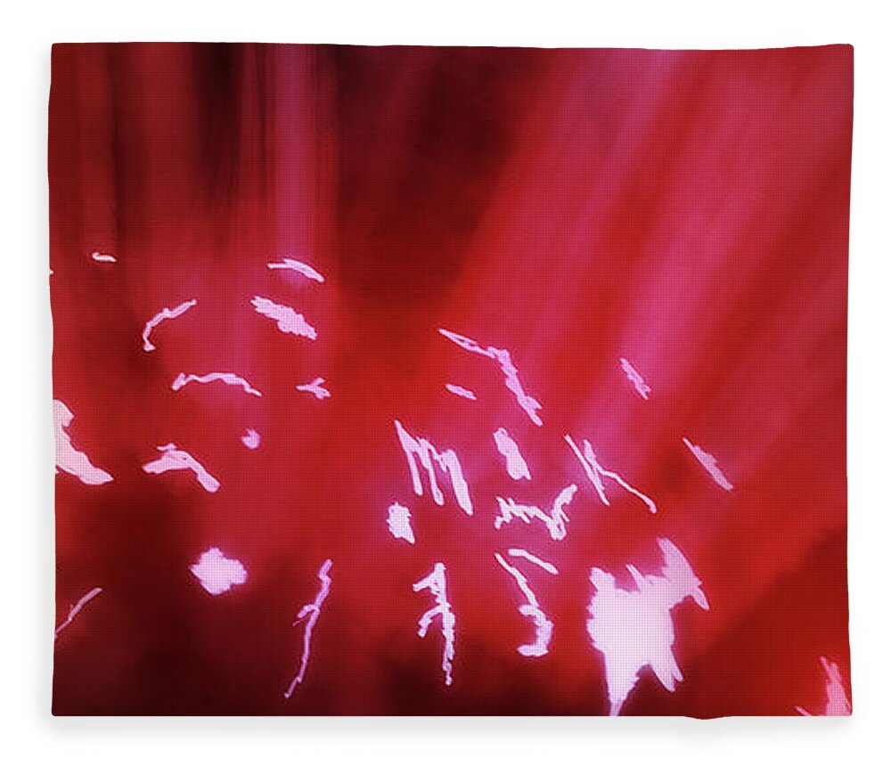 Love Fleece Blanket featuring the digital art Art - Love Is Stronger by Matthias Zegveld
