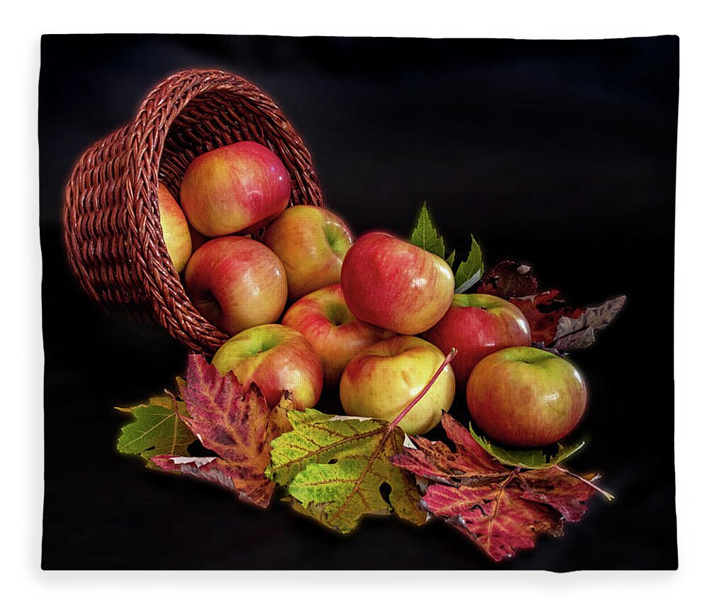 Autumn Fleece Blanket featuring the photograph Autumn Bounty by Ira Marcus