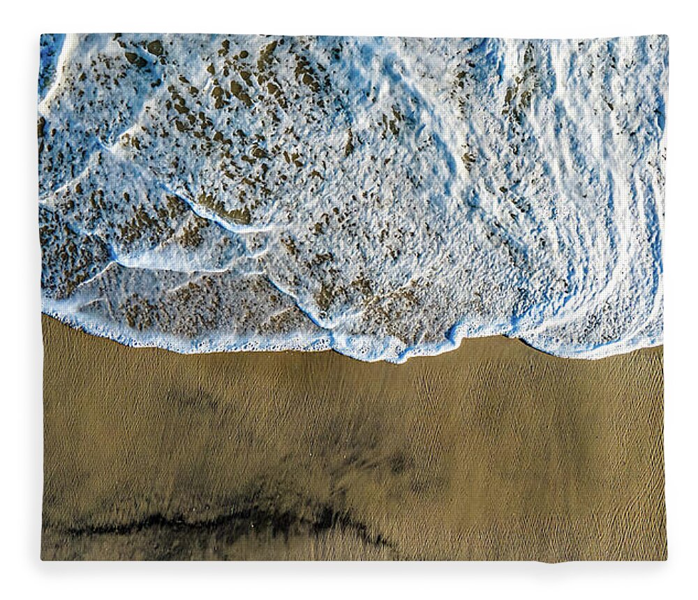 New Jersey Fleece Blanket featuring the photograph Beautiful Ocean by Louis Dallara