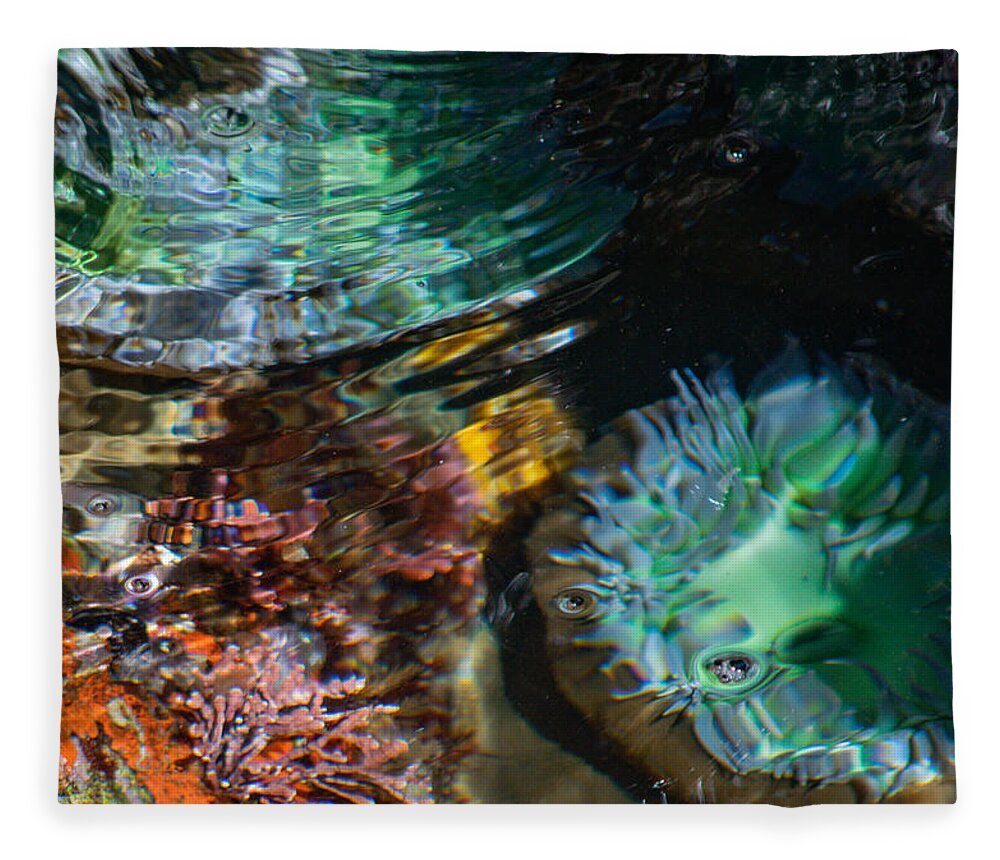 Underwater Fleece Blanket featuring the photograph Below the surface by Bonny Puckett