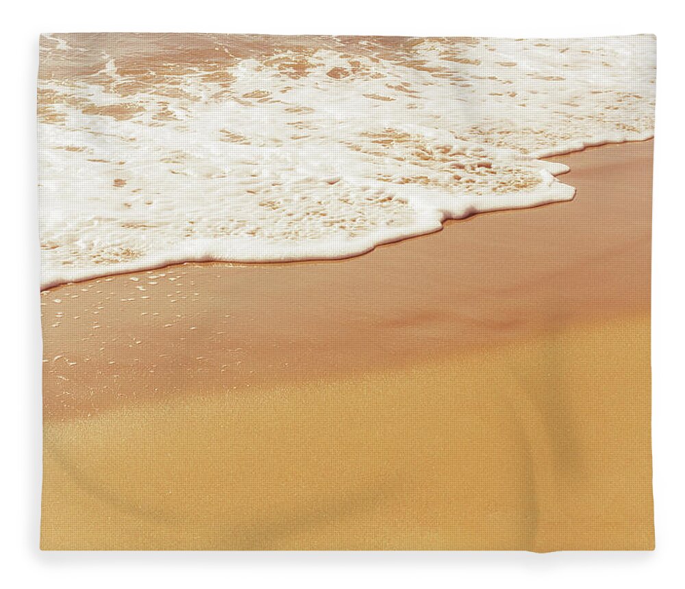 Beach Fleece Blanket featuring the photograph Beside The Sea by Tanya C Smith