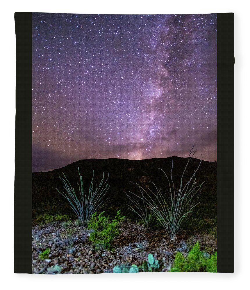 West Texas Fleece Blanket featuring the photograph Big Bend Sky by Erin K Images