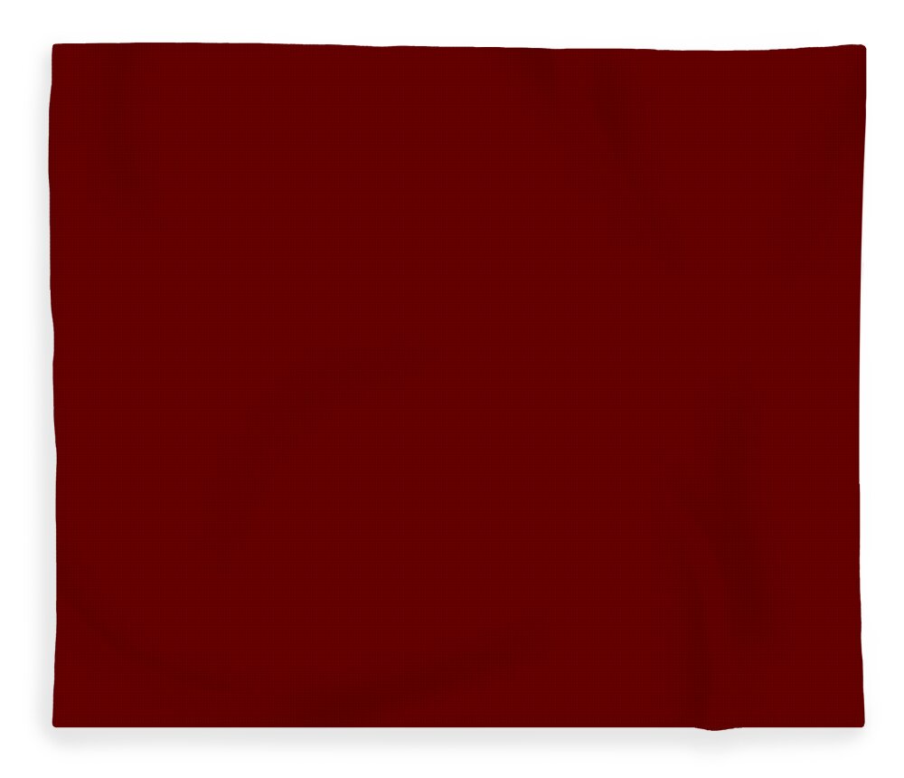 Blood Red Colour Fleece Blanket by TintoDesigns - Pixels
