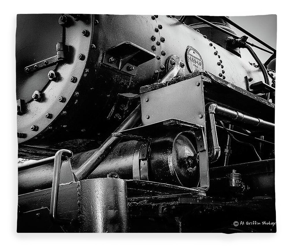 Steam Fleece Blanket featuring the photograph Boiler by Al Griffin
