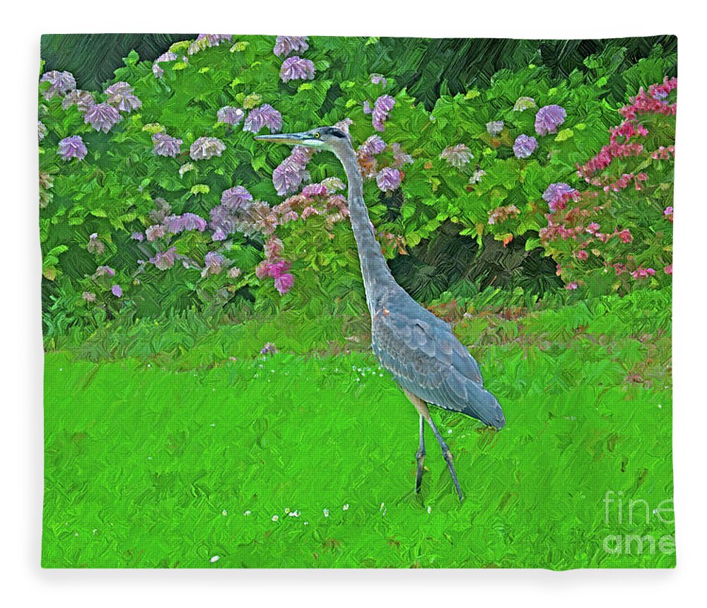 Bird Fleece Blanket featuring the photograph Bold and Beautiful by Katherine Erickson