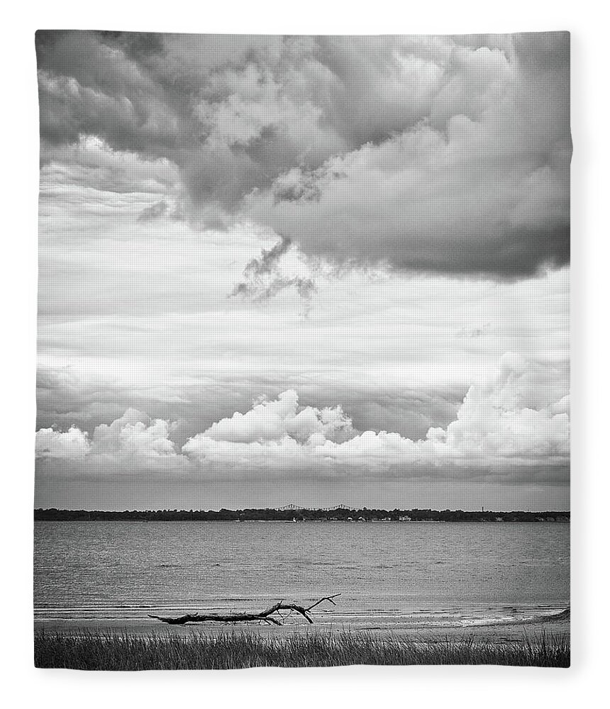  Fleece Blanket featuring the photograph By The Bay by Steve Stanger