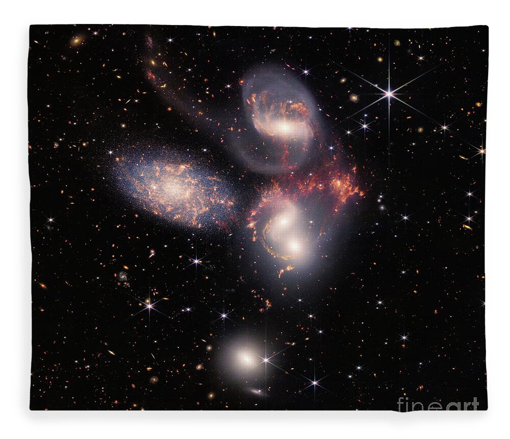 Astronomical Fleece Blanket featuring the photograph C056/2350 by Science Photo Library