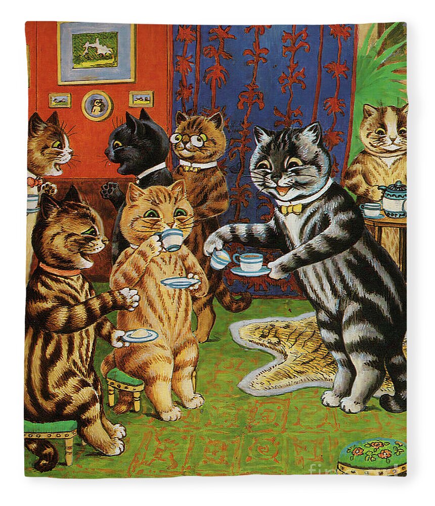 Cat Print Louis Wain Cats Vintage Art The Wedding Breakfast Jigsaw