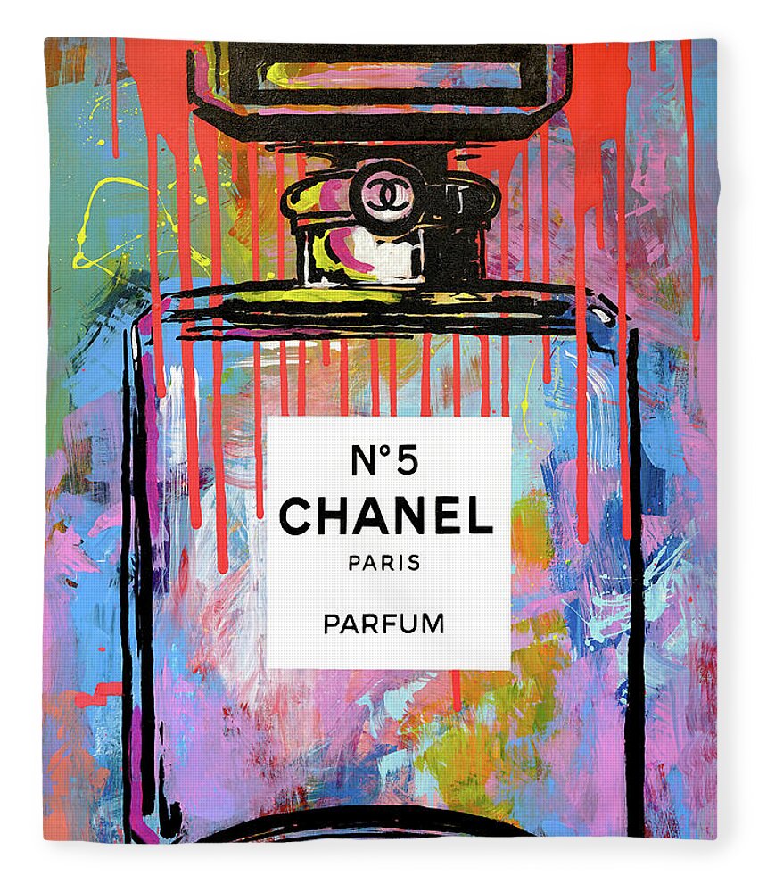 Chanel Urban Pop Art Fleece Blanket