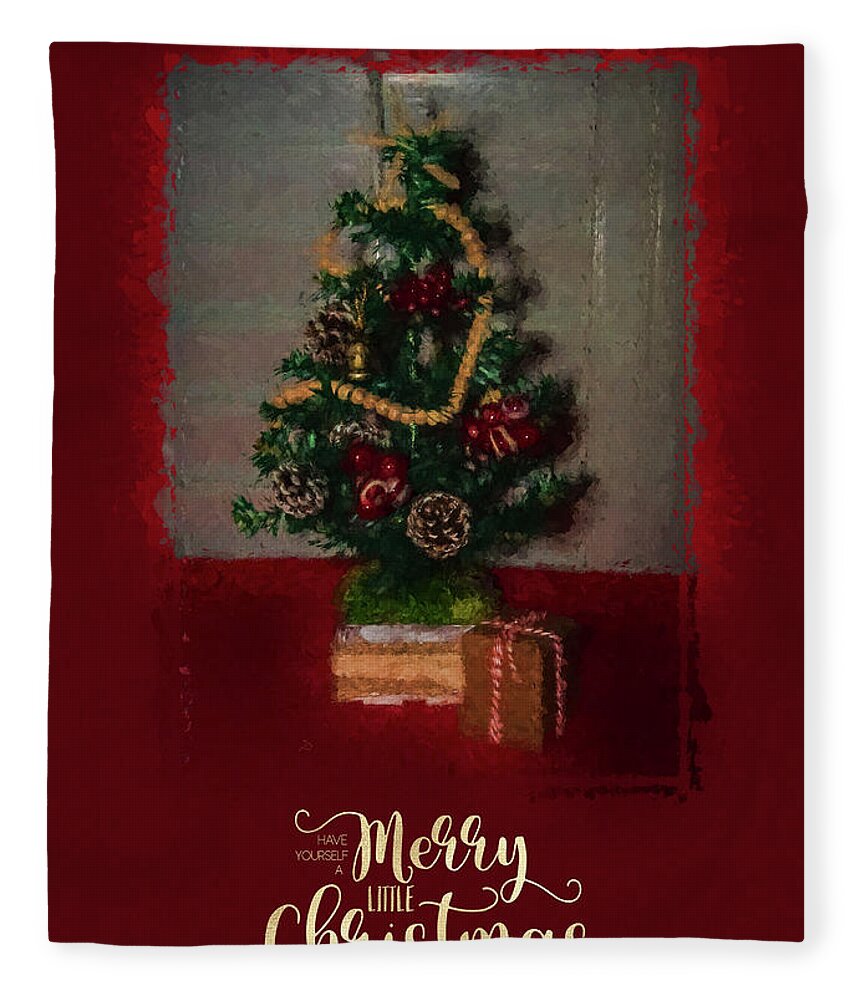 Holiday Fleece Blanket featuring the photograph Christmas Card 0884 by Cathy Kovarik
