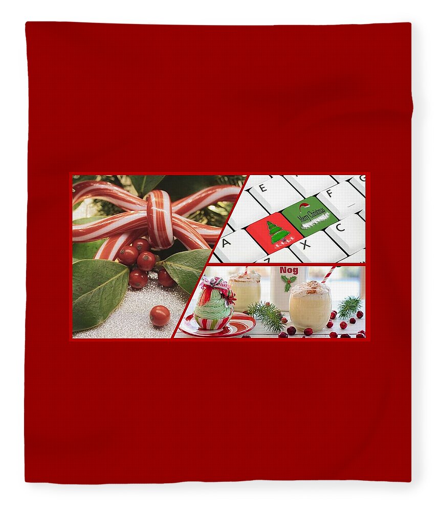 Merry Christmas Fleece Blanket featuring the photograph Christmas Sweets by Nancy Ayanna Wyatt