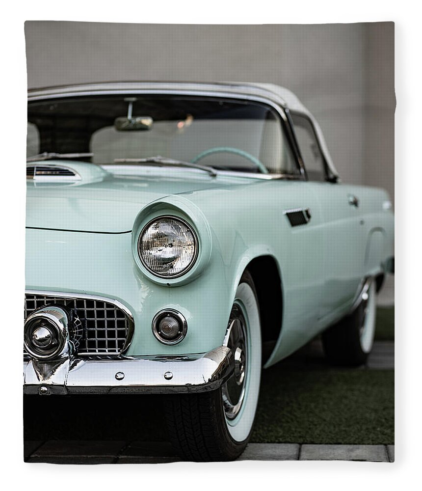  Fleece Blanket featuring the photograph Classic Car by William Boggs