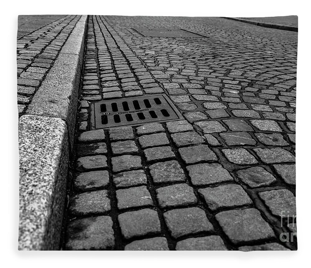 Cobblestone Fleece Blanket featuring the photograph Cobbled Together by Daniel M Walsh