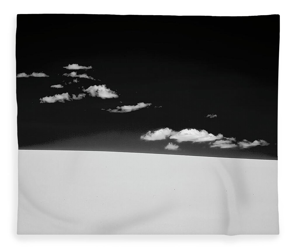 Coral Pink Sand Dunes State Park Fleece Blanket featuring the photograph Coral Pink Sands State Park Abstract BW X104 by Rich Franco