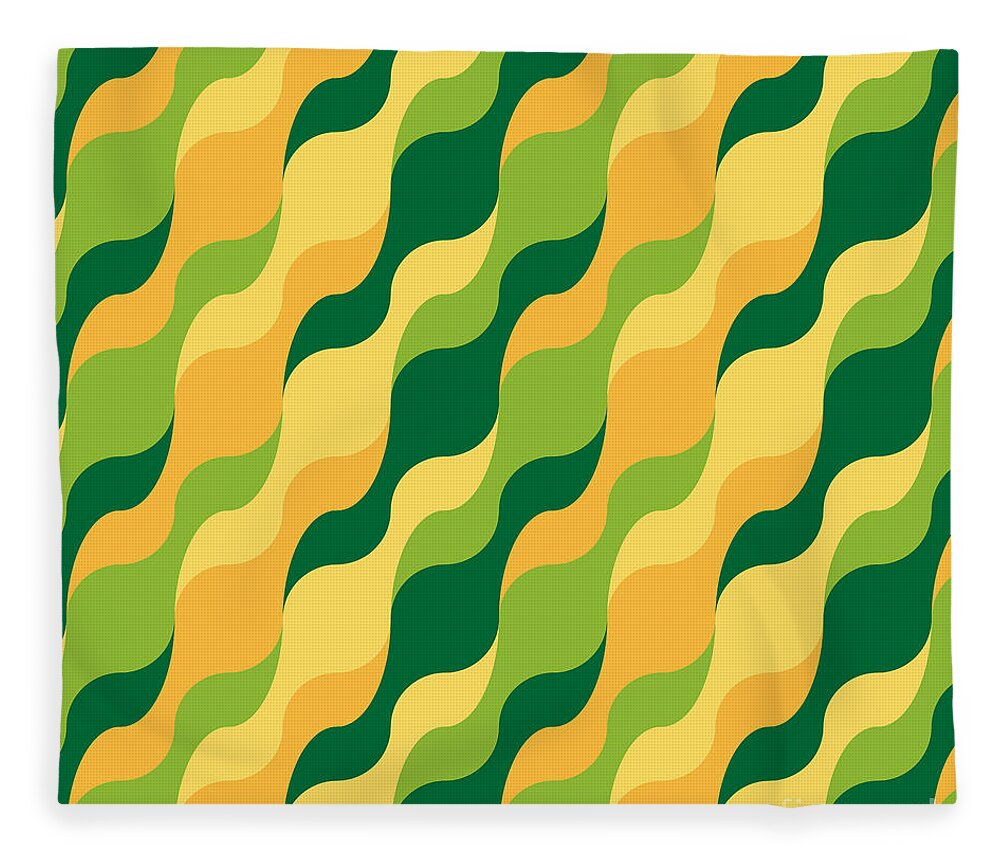 Pattern Fleece Blanket featuring the digital art Corn by Cu Biz
