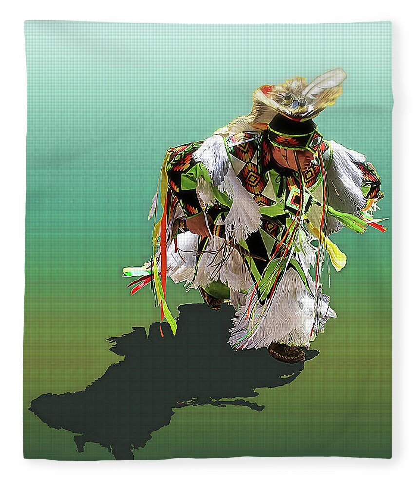 Estanbah Fleece Blanket featuring the photograph Crop Dance by Al Judge