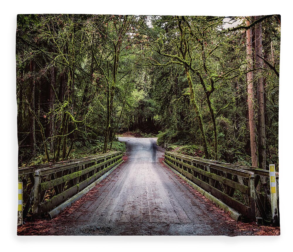 California Fleece Blanket featuring the photograph Crossing to the Other Side by Laura Roberts