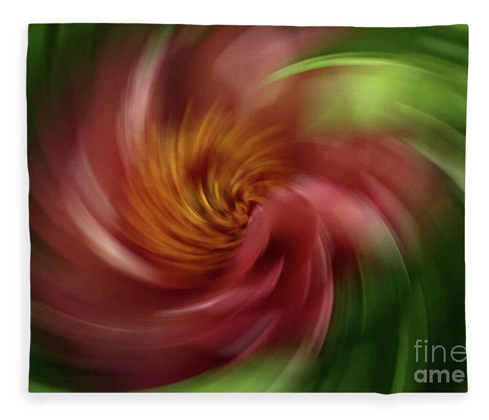 Dance Of The Flowers 3 Fleece Blanket featuring the photograph Dance of the Flowers 3 by Rachel Cohen