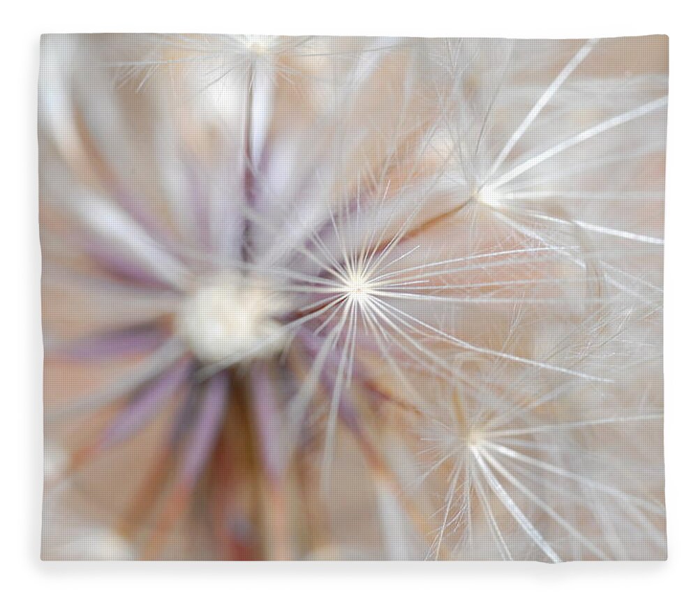 Nature Fleece Blanket featuring the photograph Dandelion 2 by Amy Fose