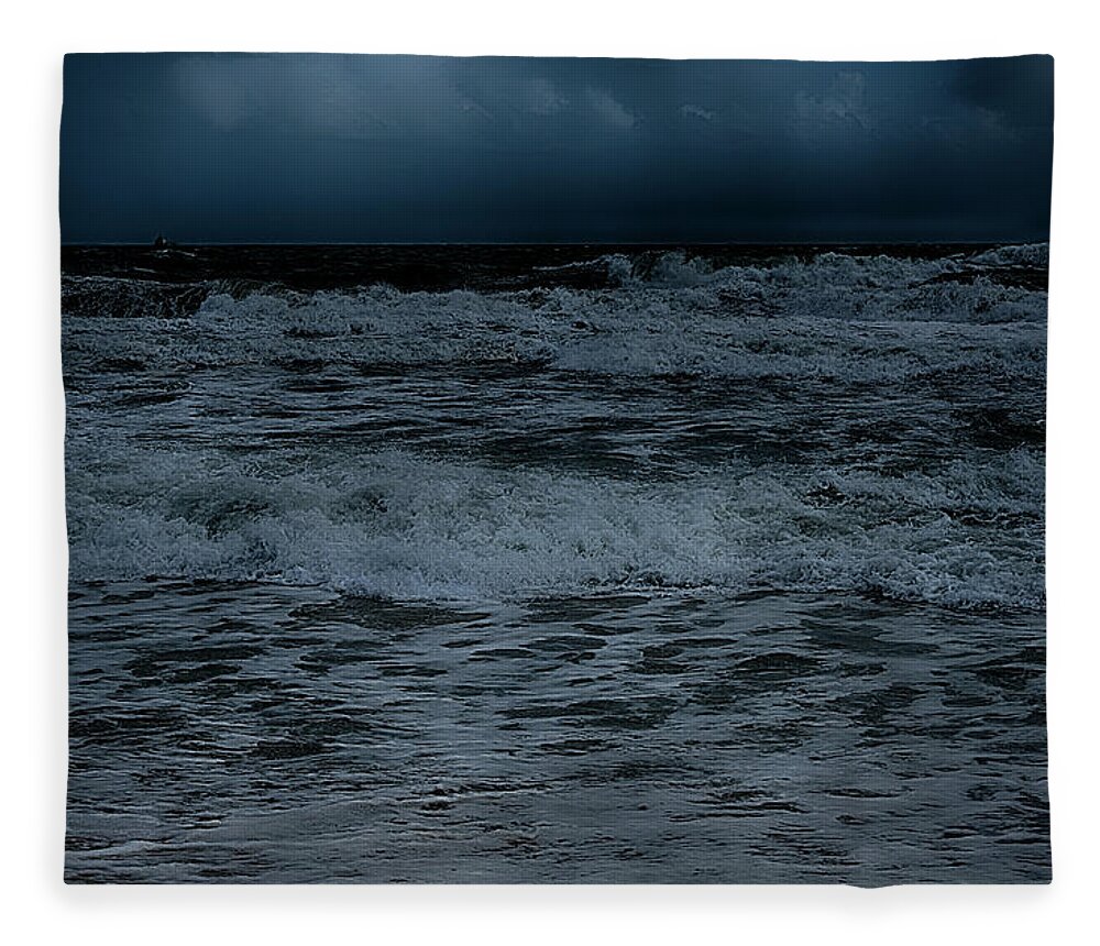 Australia Fleece Blanket featuring the photograph Dark Day by Jay Heifetz