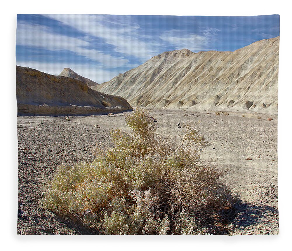Desert Fleece Blanket featuring the photograph Death Valley by Mike McGlothlen