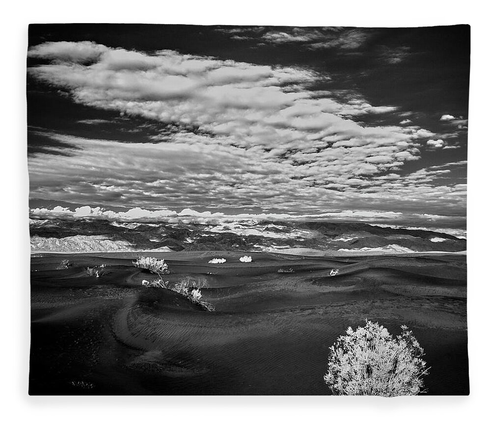 Landscape Fleece Blanket featuring the photograph Death Valley Starkness by Jon Glaser