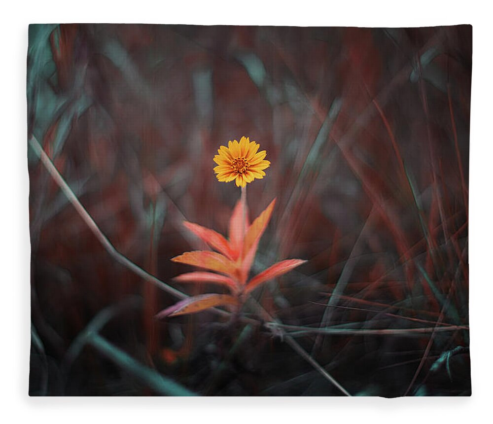 Nature Art Fleece Blanket featuring the photograph Diamond In The Rough by Gian Smith