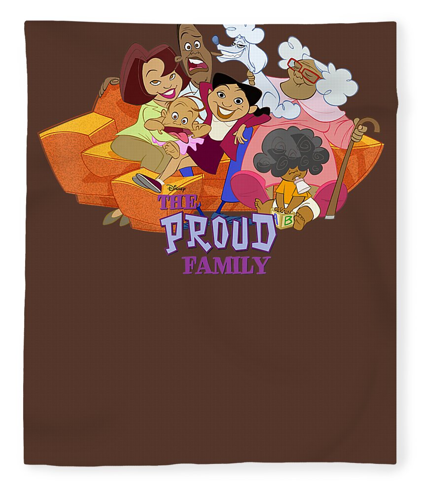 Disney the Proud Family Custom Name Soft Blanket Kids and Adult