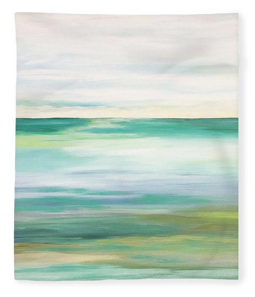 Fleece Blanket featuring the digital art Dreamscape by Linda Bailey