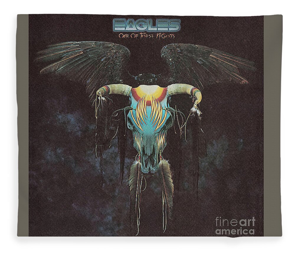 Eagles Fleece Blanket featuring the photograph Eagles Album Cover by Action