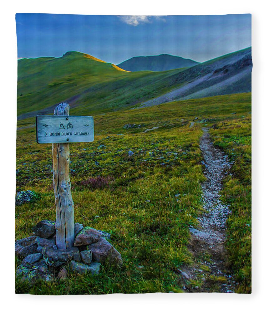 Cmt Fleece Blanket featuring the photograph Early Morning on the CMT by Doug Scrima