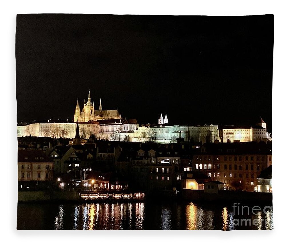  Fleece Blanket featuring the photograph Eastern European Castle by Dennis Richardson