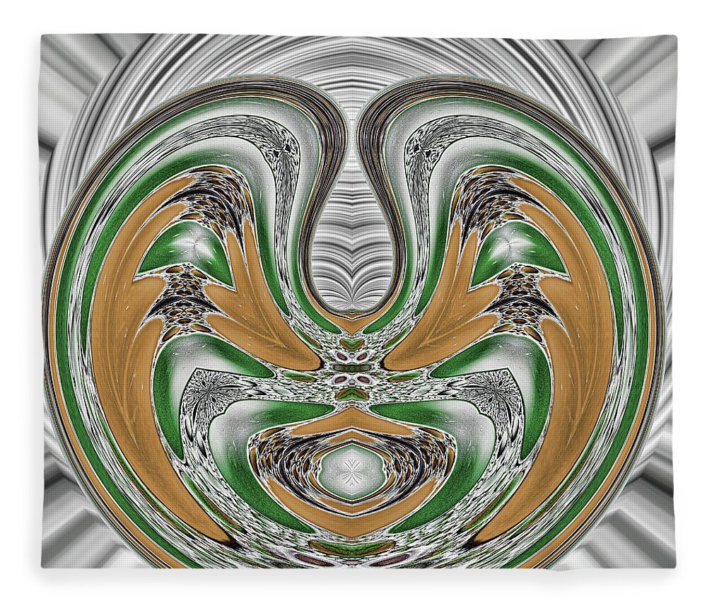 Emerald Fleece Blanket featuring the photograph Emerald Vibration  by Connie Publicover